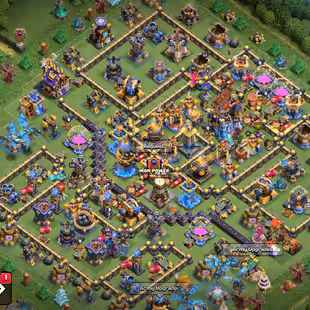 🔥TH 18 ALMOST MAX🔥16000 GEMS-60 PERCENT DISCOUNT SHOP-XP 242-[ 9 EPIC EQUIPMENT MAX-2500 FUL MEDALS-NC YES-BEST DEAL - Image 1