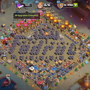 TH18 FULLY MAX [LEGEND LEAGUE-2]-NOTHING LEFT-11X EPIC MAX-50 PERCENT DISCOUNT SHOP-XP 243 [45X SKINS] BEST-DEAL - Image 1