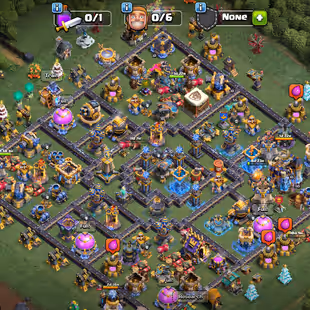 🔥TH 18 ALMOST MAX🔥60 PERCENT DISCOUNT SHOP- 12 EPIC EQUIPMENT MAX-XP 232-NC FREE-WALLS DEFENSE MAX-5 HERO MAX-BEST - Image 1