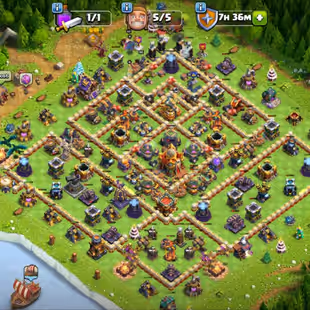 🔥[WALLS MAX]💎Epic Max Th-16 | Heros Lvl 65-80-41-42-31-8 | Free Nc | Cwl Medals | Walls Max | Raid Medals | I - Image 1