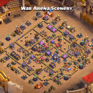 GEM-5000 MEDAL 1100! TH15 MAX 99 PERCENT ! WAR ARENA SCENERY ! 70-OF DISCOUNT SHOP! RS/MAX EB/MAX MM/23 GG/20 ALL   - Image 1
