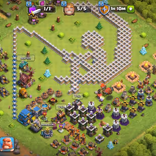🔥[Germany Local]Epic Th-12💎Heros Lvl 47-55-38-25 | Nc At 1000 Gems | Instant Delivery | - Image 1