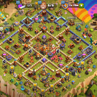🔥14X EPIC EQUIPMENT!1100 CWL MEDALS!XP 170🔥TH 16!HERO:91-81-41-68-42!NC YES!NEAR MAX DEFANCE! STRONG TROOPS!BEST DEAL - Image 1