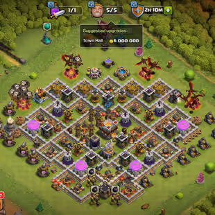TH11 FULL MAX 🔥 ALL HEROES MAX 50-50-30-20 ||🔥6x EPIC EQUIPMENT || FREE RENAME AVAILABLE || SUPER ACCOUNT - Image 1