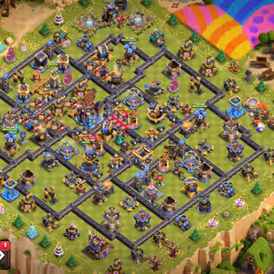🔥TH 18 ALMOST MAX🔥60 PERCENT DISCOUNT SHOP-XP 248-[ 12 EPIC EQUIPMENT MAX-HIGH TROPS-WALS DEFENS MAX-3 HELPER HUT MAX - Image 1
