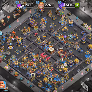LEGEND LEAGUE ONE -TH 18 99 PERCENT MAX-XP 240-[ 15 EPIC EQUIPMENT MAX 2 LEVEL 23-BASE ALL MAX-3 TROPS LEFT-NC YES-BEST  - Image 1