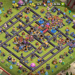 🔥LEGEND LEAGUE 2🔥TH 18 NEAR MAX-XP 254-[ 11 EPIC EQUIPMENT MAX-60 PERCENT DISCOUNT SHOP-WALS DEFENSE MAX-B BASE MAX - Image 1