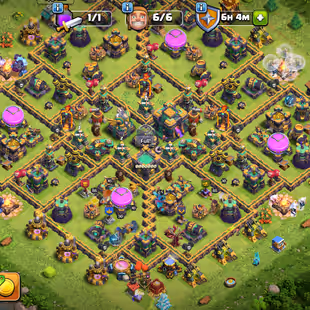 TH14 FULL MAX || FULLY LOADED MAGIC ITEMS || NAME CHANGE 500 || VERY GOOD HEROES SKINS || OP ACCOUNT || INSTANT DELIVERY - Image 1