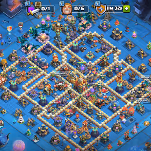 🔥 2x Sceneries 🔥|| Th16 Almost Max || High Epic Equipment || Heroes 68-92-52-56-35-15 || 6 Builders - Image 1
