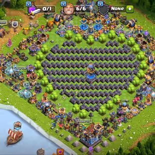 Th18 Almost Max [19x-Stone] [] 6-Heros Max [] Decorated Base [] 17x-Epic Almost Max [] XP-228 [] NC-Free [] BEST-DEAL - Image 1