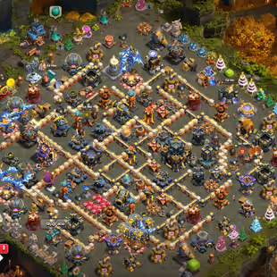 🚩 TH-17 NEARLY MAX XP-252 🔥 PAID SCENERY | HIGH HEROS | GOLD PASS ACTIVE | FA(MAX) EB(26) RS(23) | INSTANT DELIVERY - Image 1