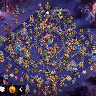 🔥TH 18 ALMOST MAX🔥60 PERCENT DISCOUNT SHOP-XP 260-[ 13 EPIC EQUIPMENT ALMOST MAX-GOOD SKINS SCENERY-WALLS DEFENSE MAX - Image 1