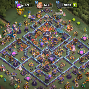 GEMS- 13200 CWL MEDAL- 2000 ! TH15 MAX BASE ! FULL LOADED MAGIC ITEMS ! FREE NC ! SnB-SH/SH-FA/MM-AF/FB-HT/RS-EB/RD ALL - Image 1