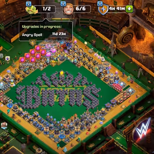 Th18 | [Legend Leaugue-1]-[70-Percent Discount Shop] | [MoNey iN tHe BaNk-ANiMe FURY Full Set] | 18x-Epic Almost Max | X - Image 1