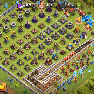 USA LOCAL || TH12 NEAR MAX || VERY GOOD HEROES SKINS || CWL 133 || HEROES 64-64-40-40 || OP ACCOUNT || INSTANT DELIVERY  - Image 1