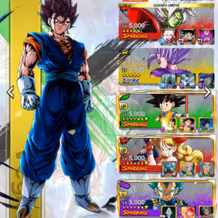 D633-IOS+Android-Nice Acc-10 UL(Goku Uis+Beast Gohan+SS4 Gogeta+Vegito+Gogeta+)+Good Equipment+47 Legend+Team Fusion - Image 1