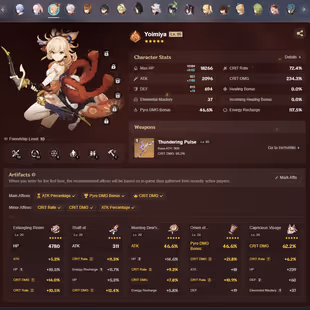 NA | AR 58 | 14 + 3 Leg | Venti | Itto | Kazuha | Yoimiya | Tighnari | Kokomi | Ayato | Xiao | Tartaglia | Mona C1 | - Image 1