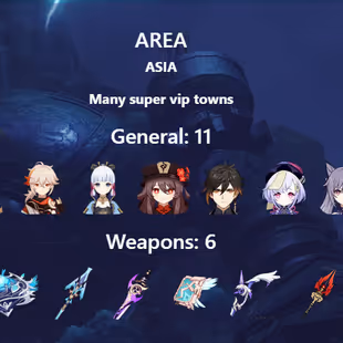 R302-ASIA-AR56-Neuvillette-Dehya-Shenhe-Kazuha-Ayaka-Hutao-Zhongli-Qiqi-Keqing-Jeans-Diluc-Weapon: 6 - Image 2