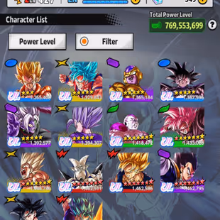 D806-IOS+Android-Super Vip Account-14 ULTRA Have Zamasu+70 Legends+769 Millions Power+Good Zenkai+Vip Equipment+PVP Good - Image 1