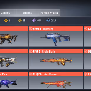 CODM💥10X MYTHICAL WEAPONS-18X LEGENDARY💥LEGENDARY CARECTER-NYX STARSTRUCK-ALL BEST WEAPONS-FULL ACESS-BEST-DEAL - Image 1