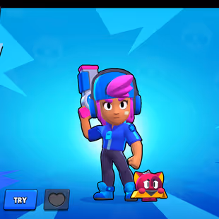 RARE STAR SHELY SKINS BRAWLER ACCOUNT-46 HYPER CHARGE 51 MAX-49.9K GOLD-44K TROOHY-HYPER CHARHE SKINS 4- 2018 ACCOUNT - Image 1