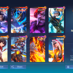 PURE ASSASSIN BASED || 3 LEG 13 GRAND 15 EXQUISITE || MEGA COLLECTOR4 || HIGH 168 STAR || HIGH WINRATE || GOOD EMOTE - Image 1