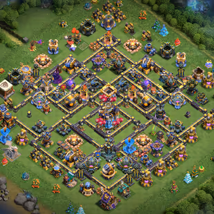 🔥Xp-241🔥 Th18 || High Quality Epic Equipment || Heroes 105-105-75-80-55-10 || 6 Builders || High Defense - Image 1