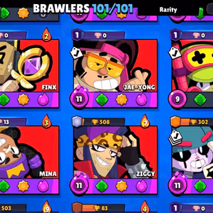 95.5K TROPHIES-94 MAX BRAWLERS-101 BRAWLERS -83 HYPERCHARGED-464 SKINS-Virus 8 BIT-MANY LEGENDARY SKIN - Image 2