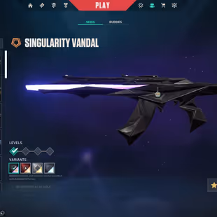 🔥 NA | 1 Skin | Singularity Vandal | 8 Buddies | 350 VP | 2.1K VP Spent | Unranked | Instant - Image 2