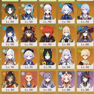 [Europe|ar60] 20 5 Star Characters 37 4 Star Characters For more details check description - Image 2