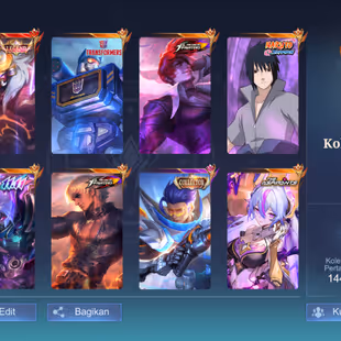 EX IMOEMBLEM MAX HERO MAX SKIN 492 1 LEGEND 5 CC KOF KARINA GUSION CHOU GUIN DYROTH ASPIRANT VEXANA CHANGE NARUTO SAKUKE - Image 2