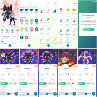 YEAR 2018 | LEVEL 45 | 3x ARMOUR MEWTWO ( TRADEABLE  2019 ) | 2x SL 2020 | 75 HUNDO | 11 MYTHICAL  - Image 2