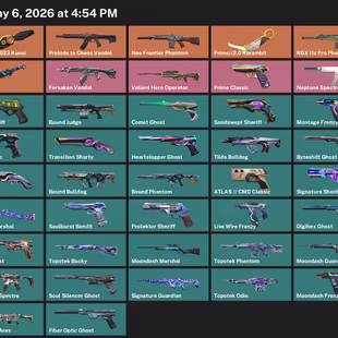 Champions 2023 Kunai / Champions 2023 Vandal / 4 knifes / 59 skins 30.925 Vp - Image 1