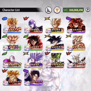 D958-Supper Vip Account-848 Millions Power+14 ULTRA+73 Legends Limited+Good Zenkai+Many Good Team+Vip Equipment+Strong - Image 1