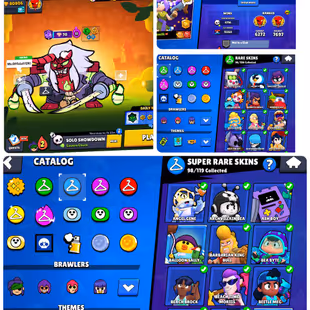 80K TROPHIE| 85 MAX|66 HYPERCHARGE|320 SKIN|11 BUFFIES|LEGENDRY RANK|BROTHER BO|CANOPIC 8-BIT|BUBBLE TROUBLE|400 ICON - Image 1