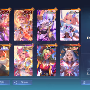 POOKIE EXALTED 1 ACCOUNT || 1 LEGEND || 13 GRAND || 12 EXQUISITE || SKINS 415 || HIGHEST RANK GLORY 91 - Image 2