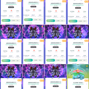 RAREST 🔥 11x ARMOUR MEWTWO 💎 1103x SHINY [] 757 LEGENDARY [] 4300 POKEMON [] LVL 64 [] 48 SL [] BENETE GENGAR -RARE BG - Image 2