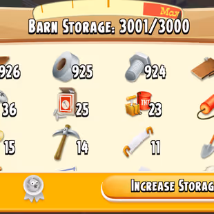 50 level | Barn tools Account | Barn 3000 | Silo 800 | 1M coin | Barn item's - Image 2