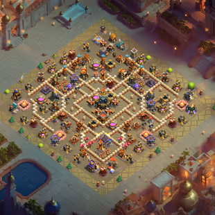 🔥Scenery Account🔥 Xp-210 || Th17 || High Quality Epic Equipment || Heroes 75-90-50-62-37 || 6 Builders || Cheapest - Image 1