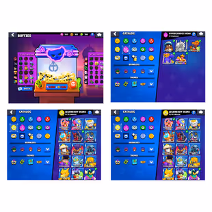 80K TROPHIE| 85 MAX|66 HYPERCHARGE|320 SKIN|11 BUFFIES|LEGENDRY RANK|BROTHER BO|CANOPIC 8-BIT|BUBBLE TROUBLE|400 ICON - Image 2