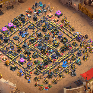 🔥War Scenery🔥 Th18 || High Quality Epic Equipment || Heroes 96-100-84-75-50 || 6 Builders || Nc Available  - Image 1
