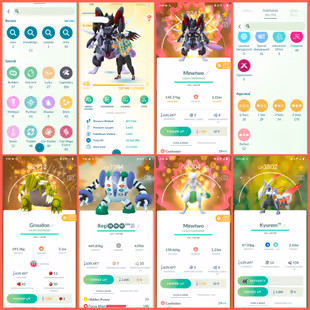 🍓LEVEL 48 PG ACCT 2019 | 103 LEGENDARY |🐉 SHINY FUSED KYUREM  ARMORED MEWTWO |  GMAX/DMAX SHINY | 2019 LUCKY TRADED - Image 1