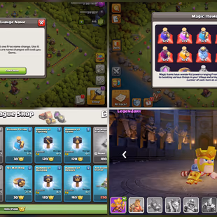 [ BEST TH10 ] 88 XP | MAGIC ITEMS | HERO'S 40-40-11 | FREE RENAME | QUICK DELIVERY - Image 4