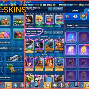 JD]🍓 SUPER 65 EMOTE [] ARENA 22[💯]KT14  [] XP52  [] 8600 TROPHIES  [] 25 MAX CARDS  [] 5 ELITES []6 EVOS 6 KT SKINS - Image 5