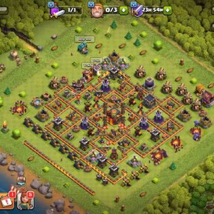 Argentina Local Max TH10 Account | 101 XP | 500 Gems | Magic Items | Heroes 40-40-20 | 306 CWL Medals | 1K Gems Rename - Image 1