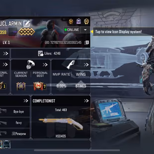 💎 LEVEL 359 💎 LEGENDARY 5 [] EPIC GUN 277 [] GUN COLLECTION 722 [] EPIC SOLDIERS 137 [] VEHICLES 157 - Image 3