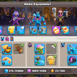 🌲[ TH-14 NEAR MAX ]🌲FIREBALL [14] - G.GUANTLET [13] || NEAR MAX DEF || HEROS: 72-75-50-51-25 || STRONG DEF - TROOPS - Image 5