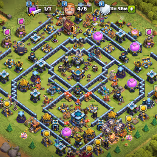 || RAREST MAX TH13 || 5X EPIC MAX[GG-MAX!FA-MAX!FB-MAX!RS-MAX!EB-MAX] || 5000 GEMS || 6BUILDER 5X HERO MAX || BH-9 SKINS - Image 1