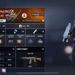 iOS Android - Level 300 - Rank Grand master - 11 Legendary Skin - 9 Gun - 2 Vehicles - 83 Epic Soldier - 192 Epic Gun - - Image 3