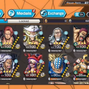 IOS-Android-3 Ex(Roger V2-Shank V3-White Beard V2)-Good BF Nami-Rayleigh-Katakuri-Queen-King V2-Chopper-Good Medal-DT08 - Image 1